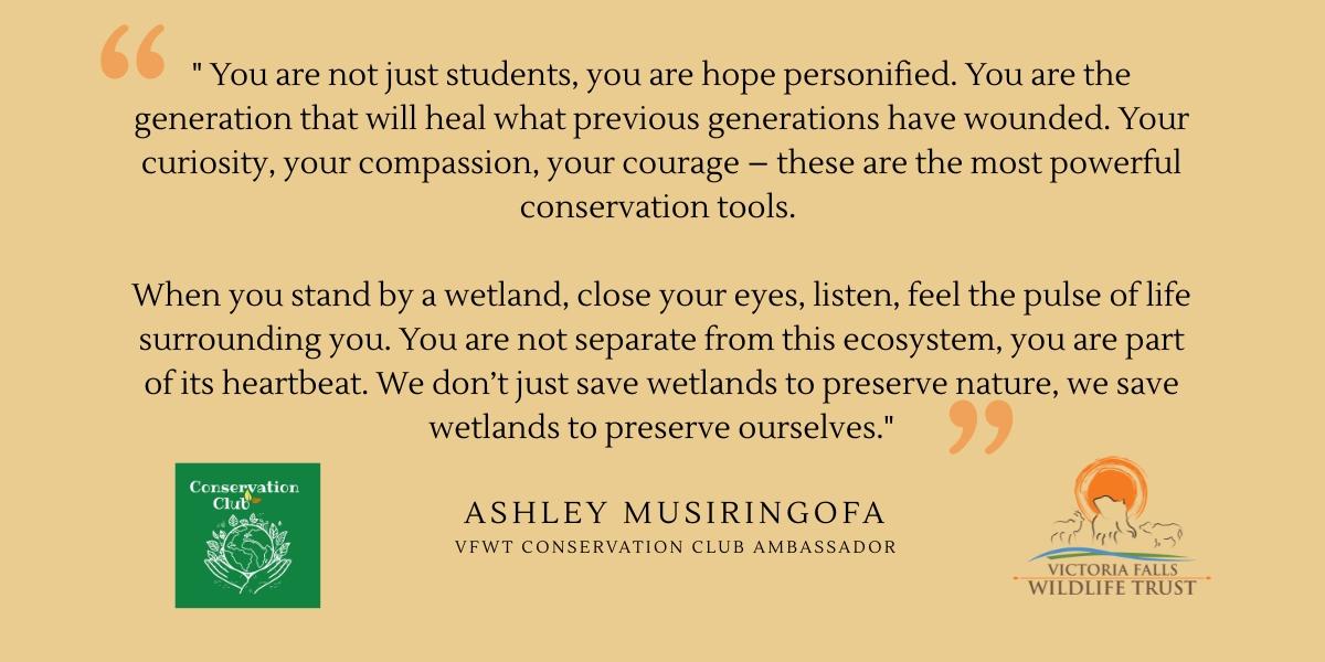 Bushtalk August-2025 12 Conservation Club Quote VFWT 2